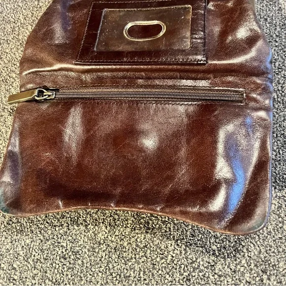 HOBO Vintage Brown Leather Clutch - Picture 7 of 12